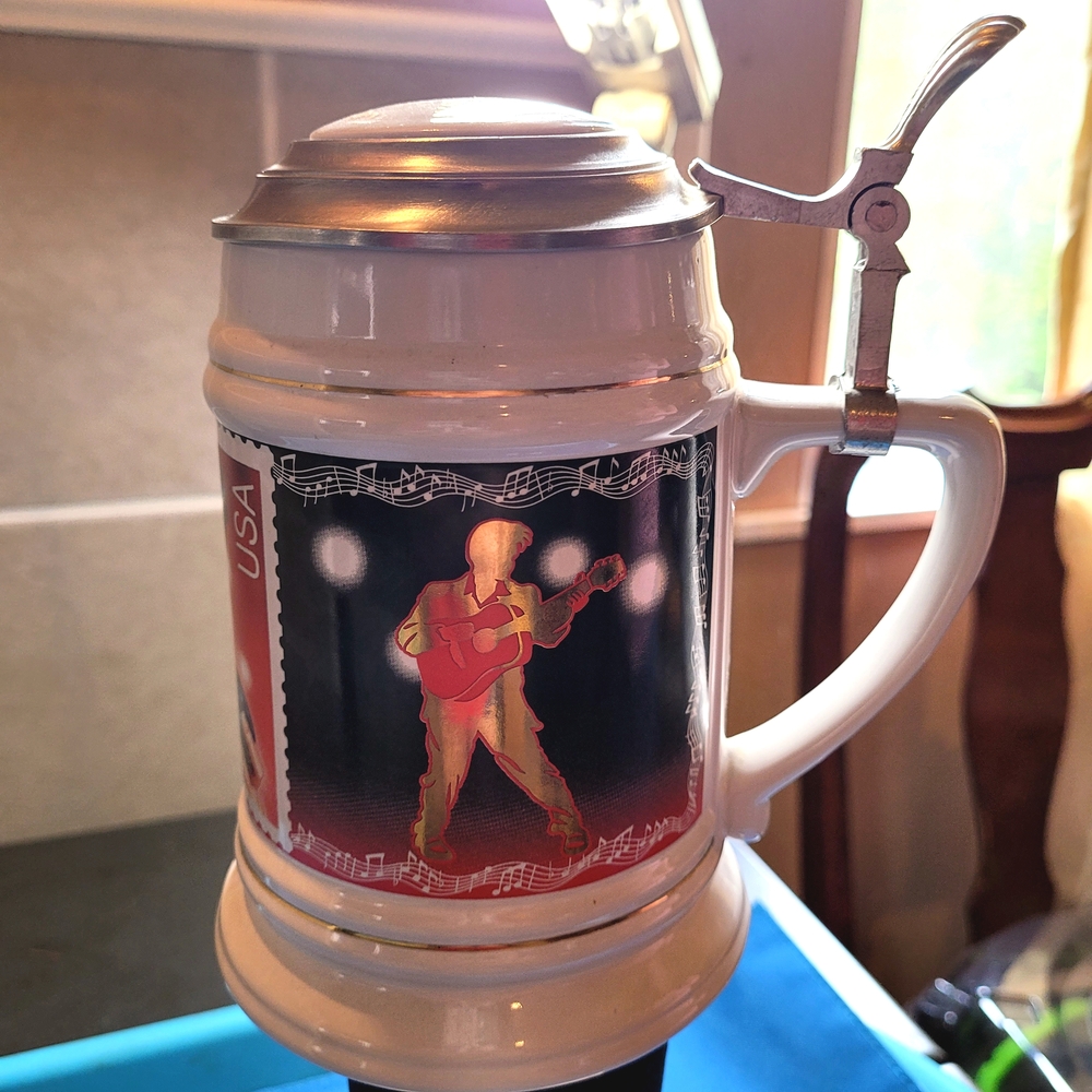 Elvis Presley “Still The King" Collector's Stein Mug with Certificate